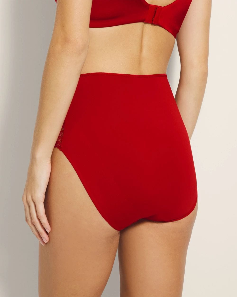 Vanishing Tummy High-Waist Brief Panty with Lace