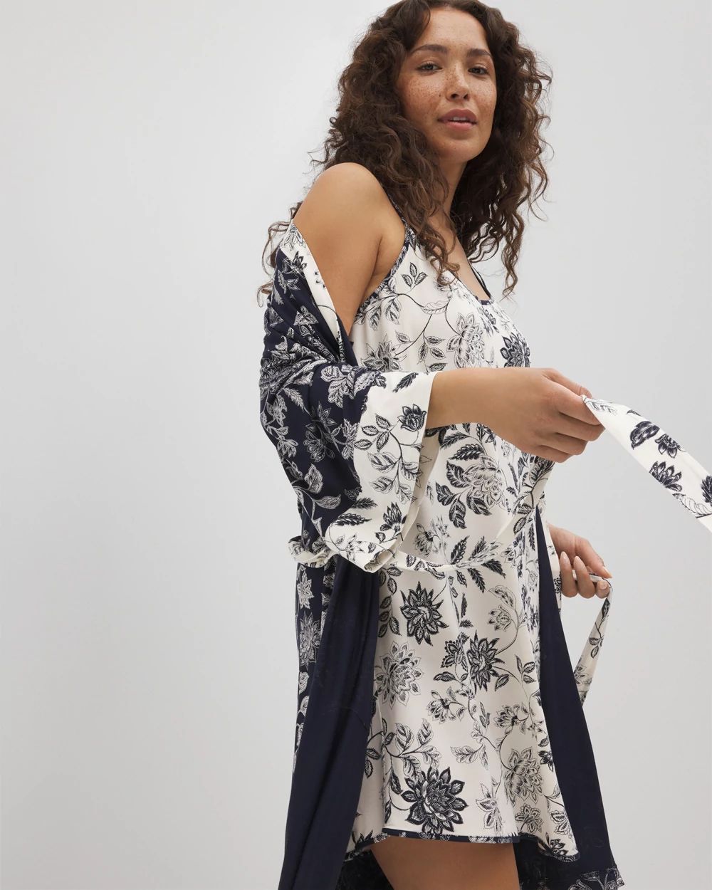 Cool Nights Twin Print Robe