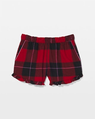 Super Soft Ruffle Pajama Short click to view larger image.