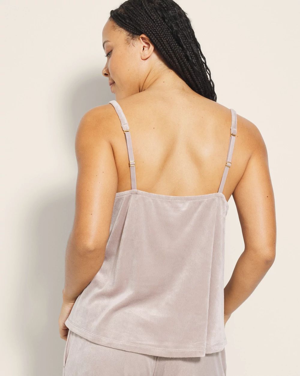 Velvety Rib Pajama Cami