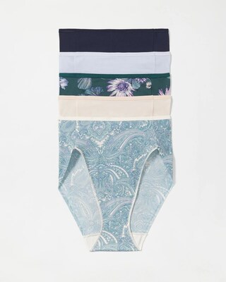 Edge High-Leg Brief Panty 5 Pack