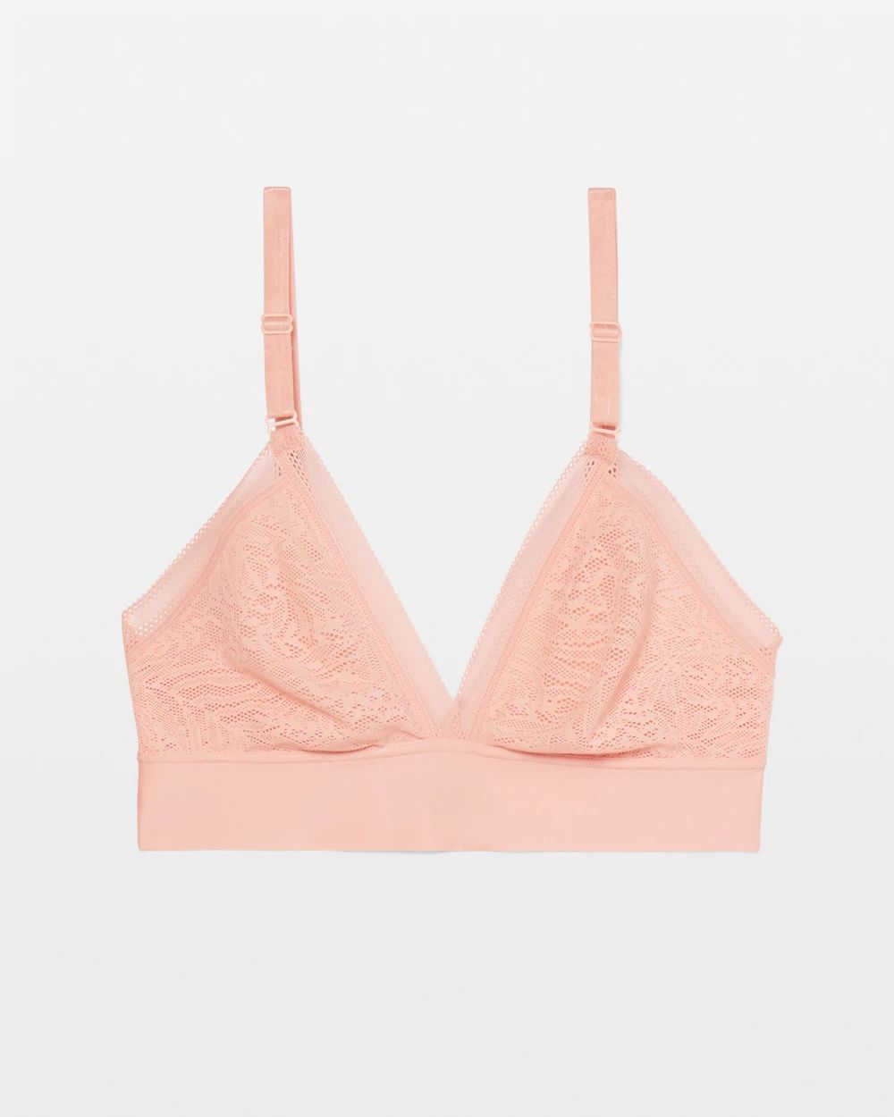 Triangle Bralette with Lace click to view larger image.