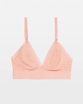 Triangle Bralette with Lace click to view larger image.