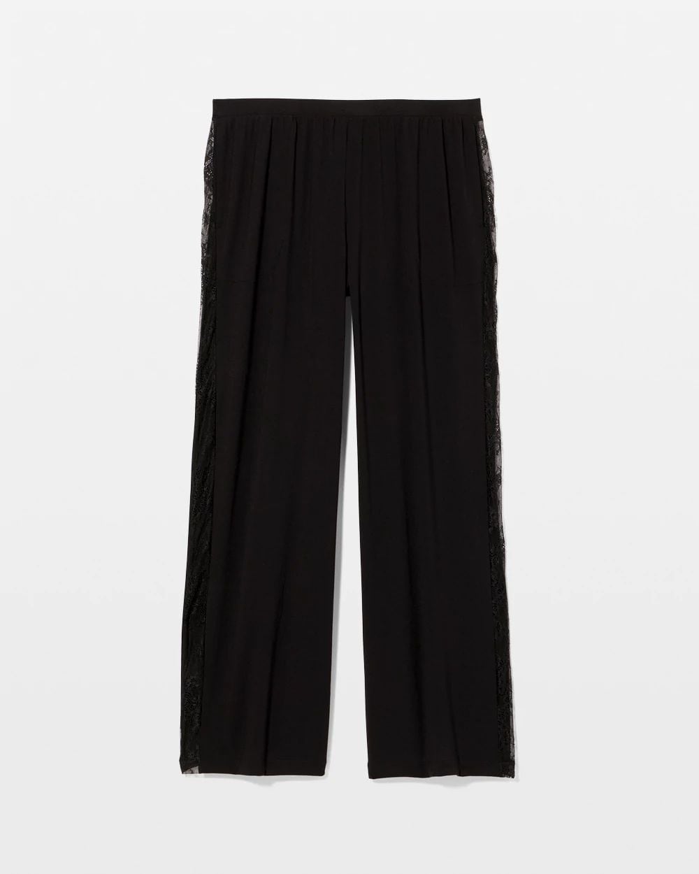 Lace Relaxed Wide Leg Pant