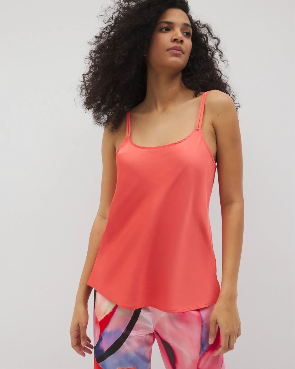 Satin Double Strap Pajama Cami