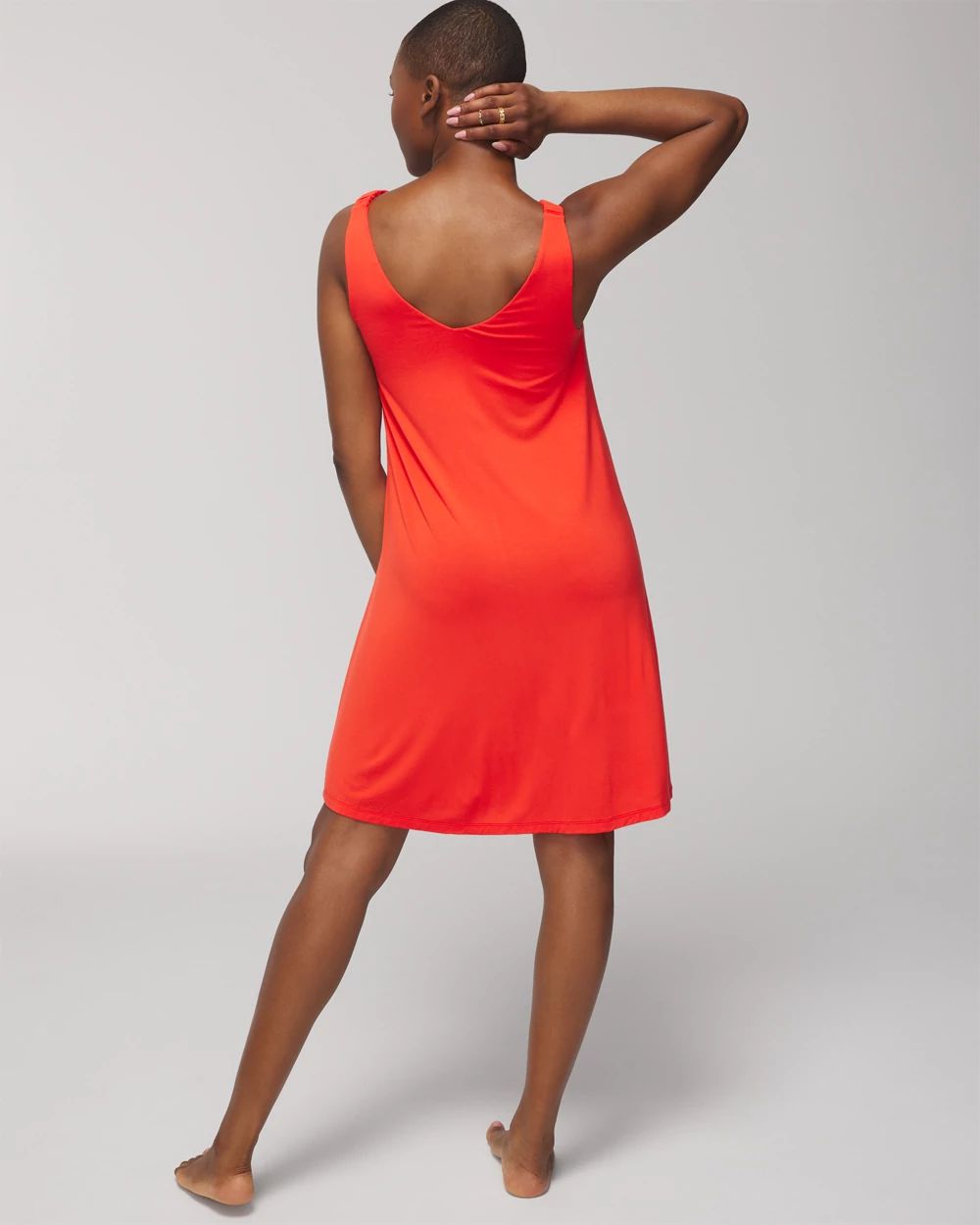 Cool Nights Shirred Strap Chemise