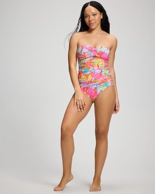 Bellissimo Botanica Draped Tankini Swim Top click to view larger image.