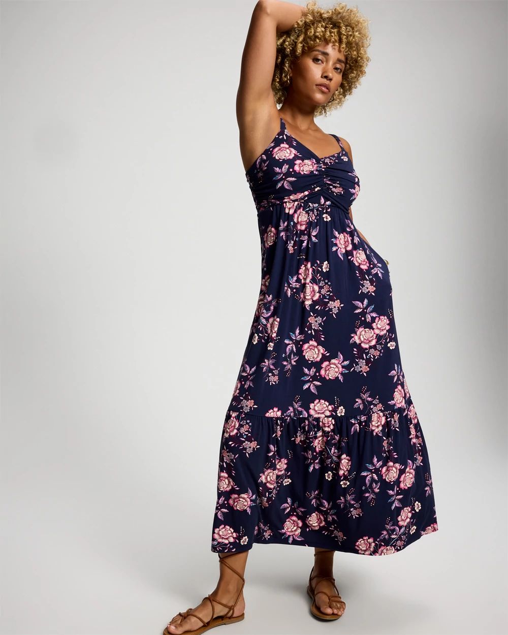 Tiered Maxi Bra Dress click to view larger image.