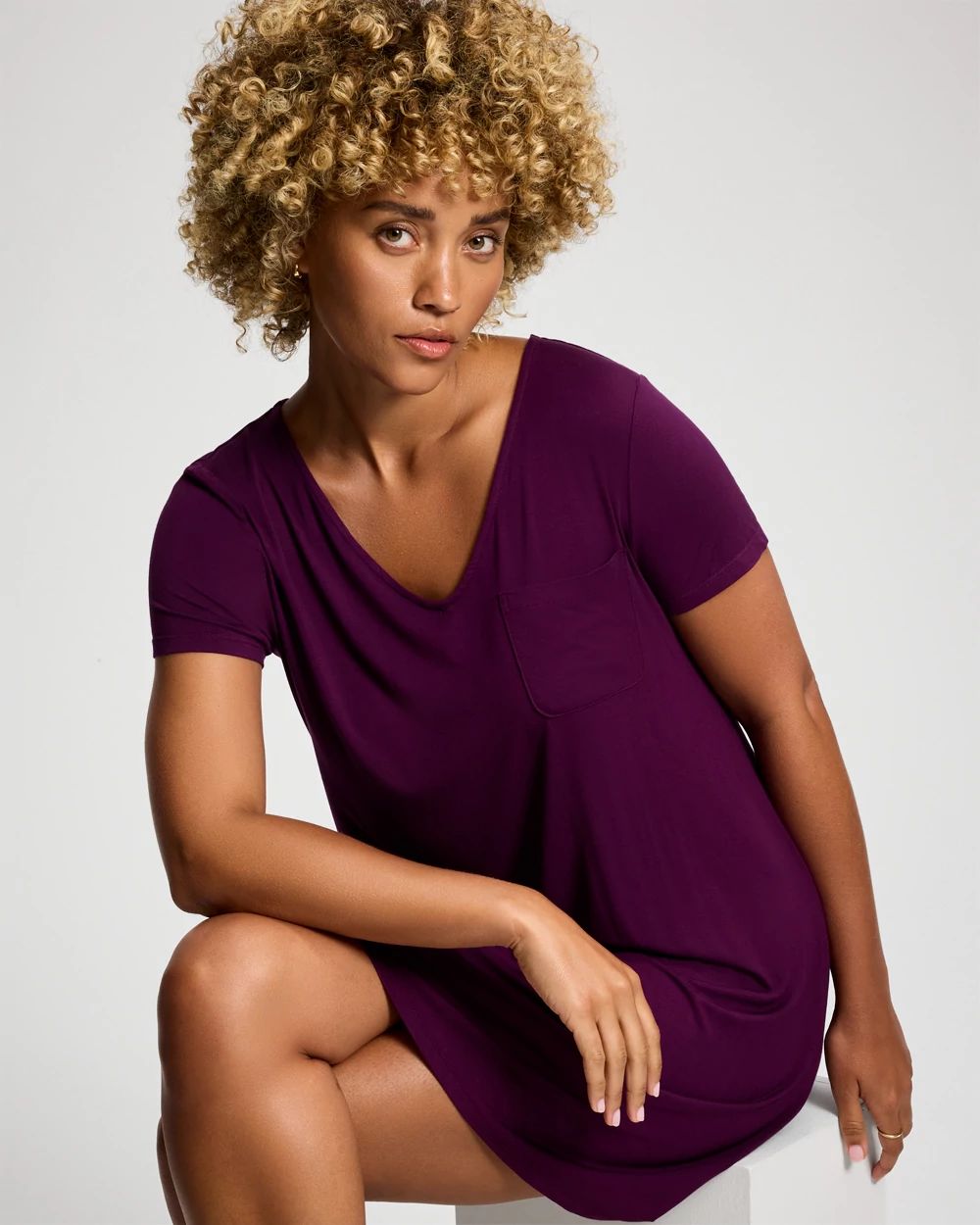 Short Sleeve Sleepshirt click to view larger image.