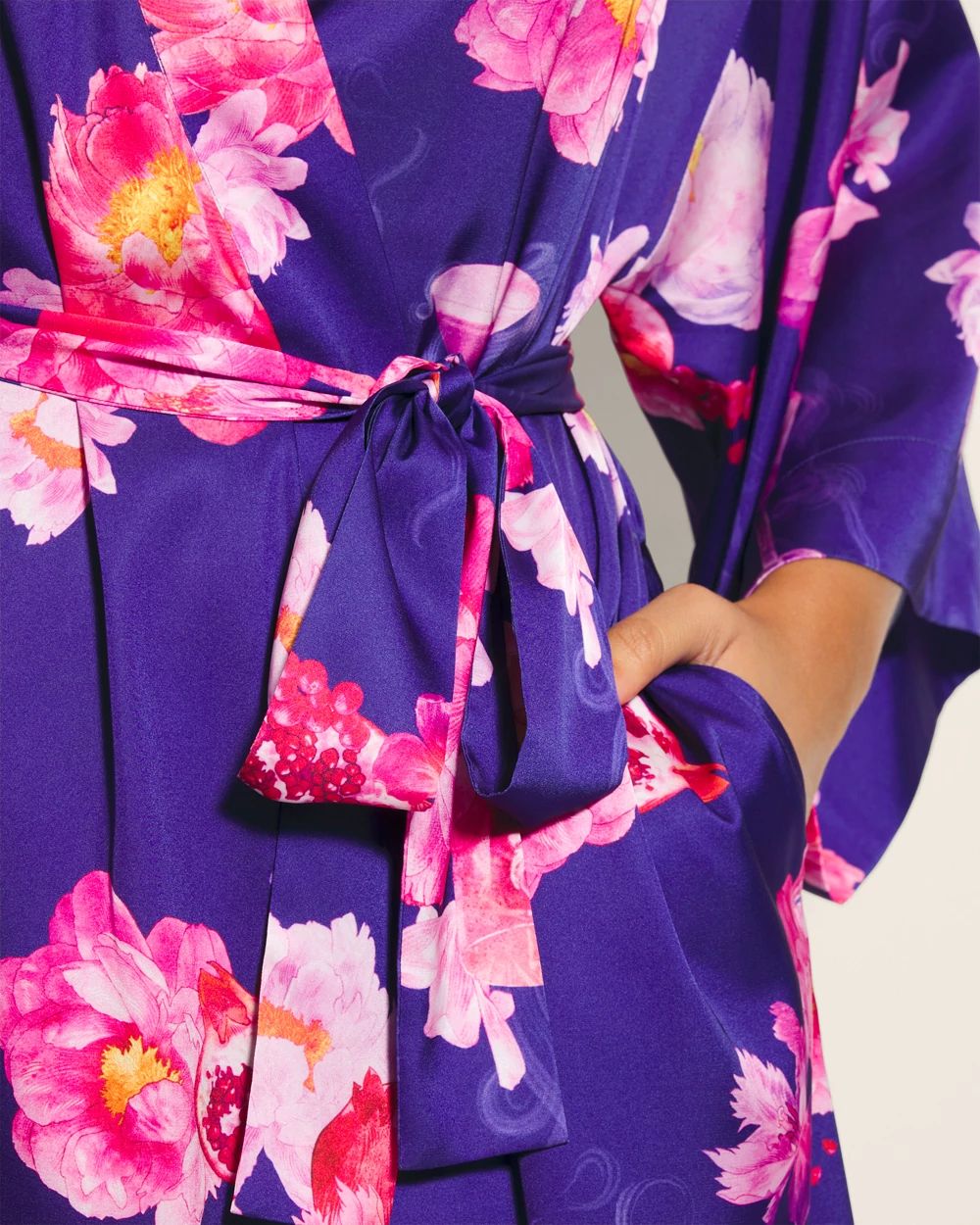 Satin Kimono Robe