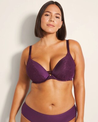 Push-up Plunge Bra with Lace