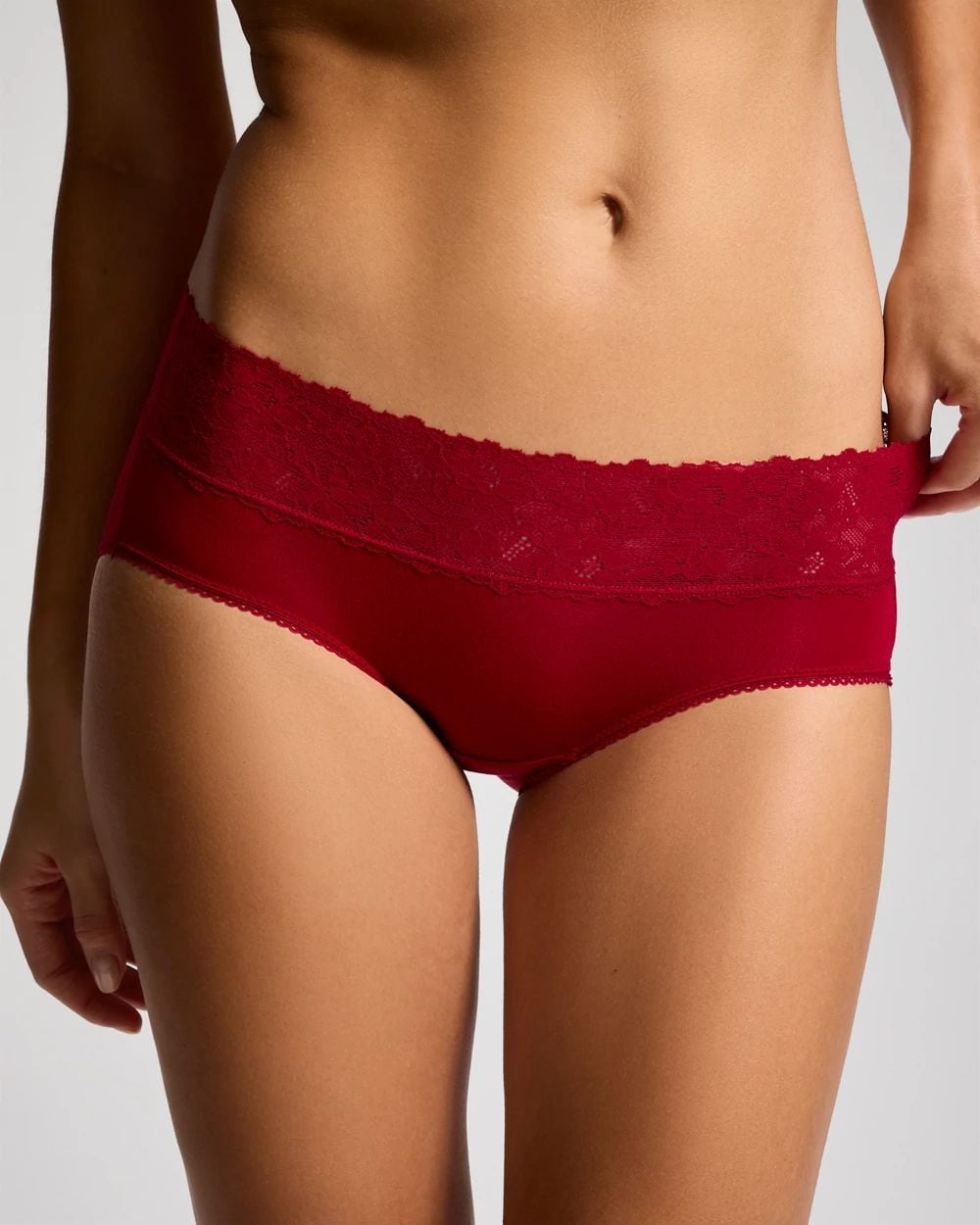 Embraceable Hipster Panty with Perfect Lace Waist