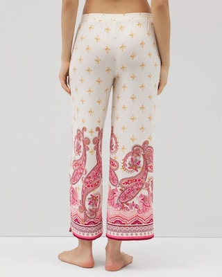 Cropped Pajama Pants click to view larger image.