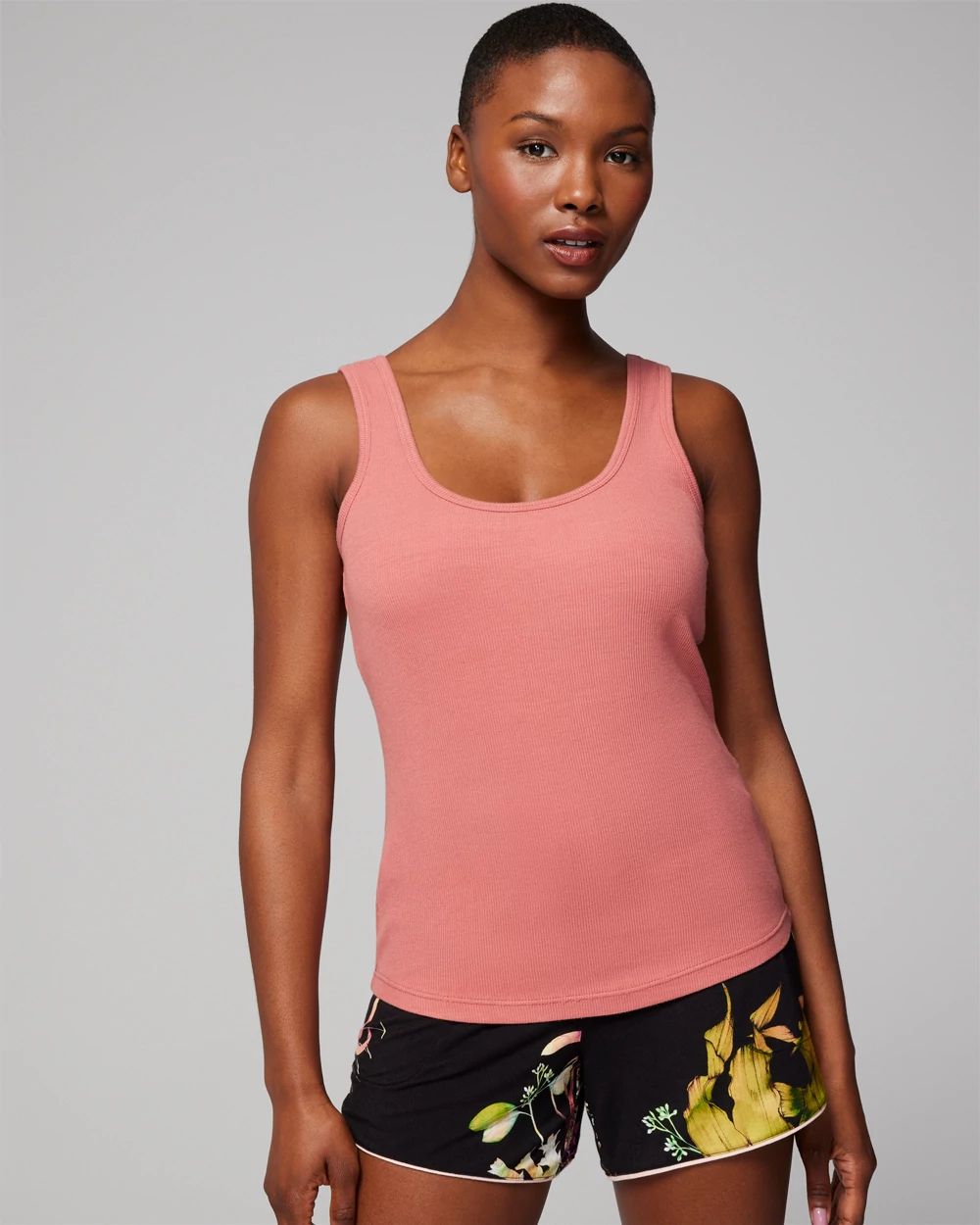 Cool Nights Ribbed Pajama Tank