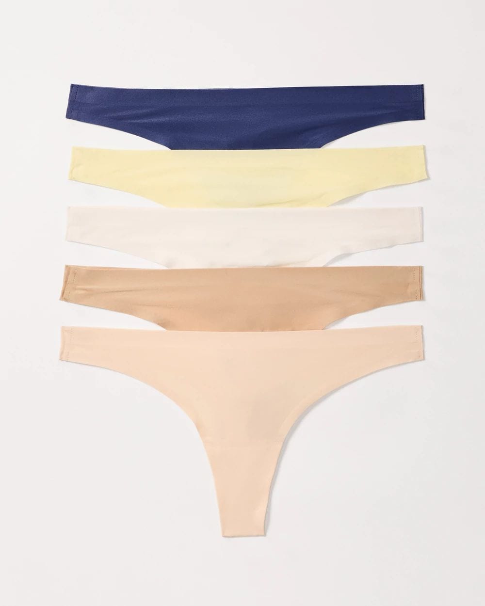 Soft Stretch Thong Panty 5 Pack