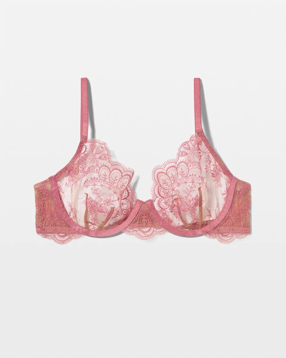 Tattoo Embroidered Perfect Coverage Bra