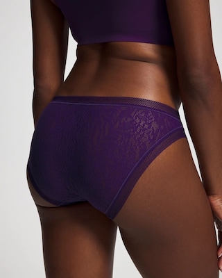 Soma Bikini Panty with Stretch Lace click to view larger image.