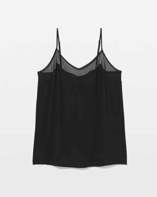Mesh Trim Pajama Cami click to view larger image.