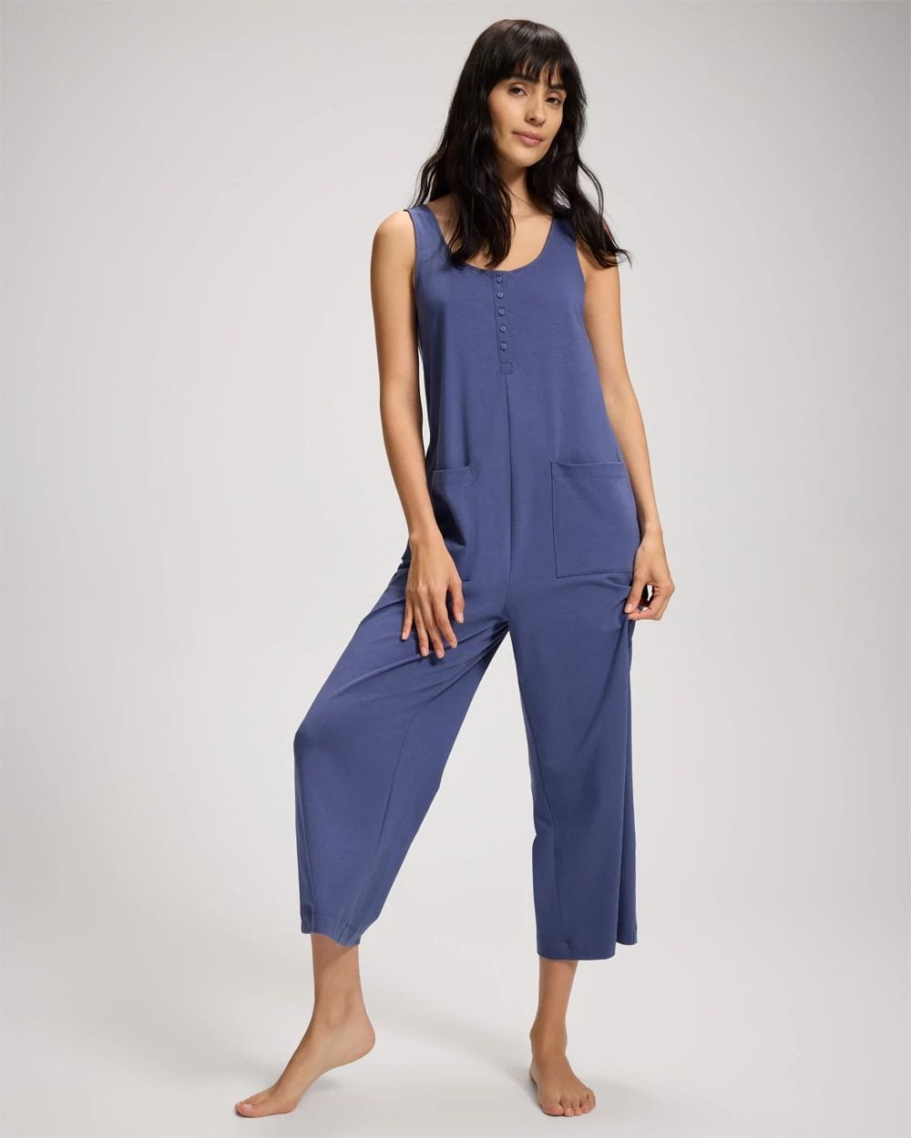 Most Loved Cotton Henley Jumpsuit