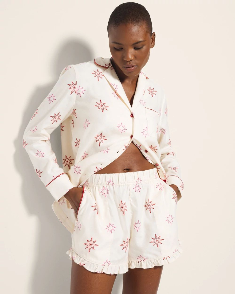 Super Soft Ruffle Pajama Short