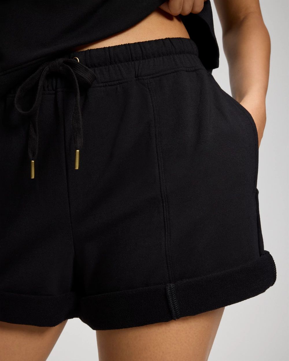 Essential Terry Relaxed Shorts click to view larger image.