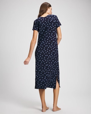 Short Sleeve Long Sleepshirt click to view larger image.