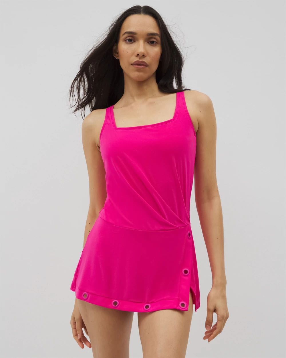 Beyond Control Grommets Swim Dress
