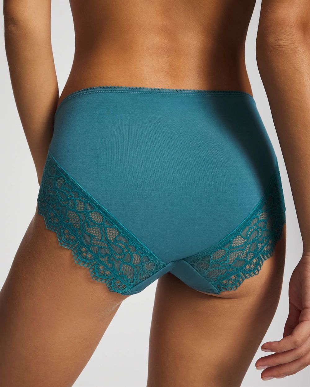 Embraceable High-Leg Panty with Enchanting Lace