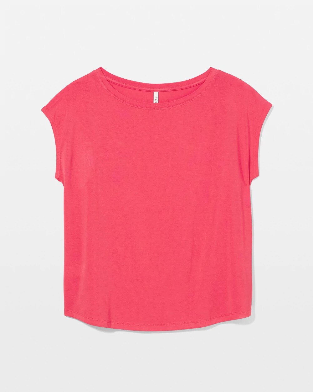 Short Sleeve Boat Neck Top