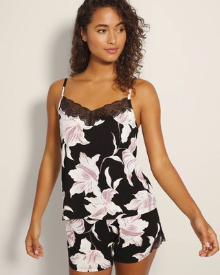 Lace-Trim Pajama Cami
