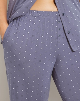 Cropped Pajama Pants