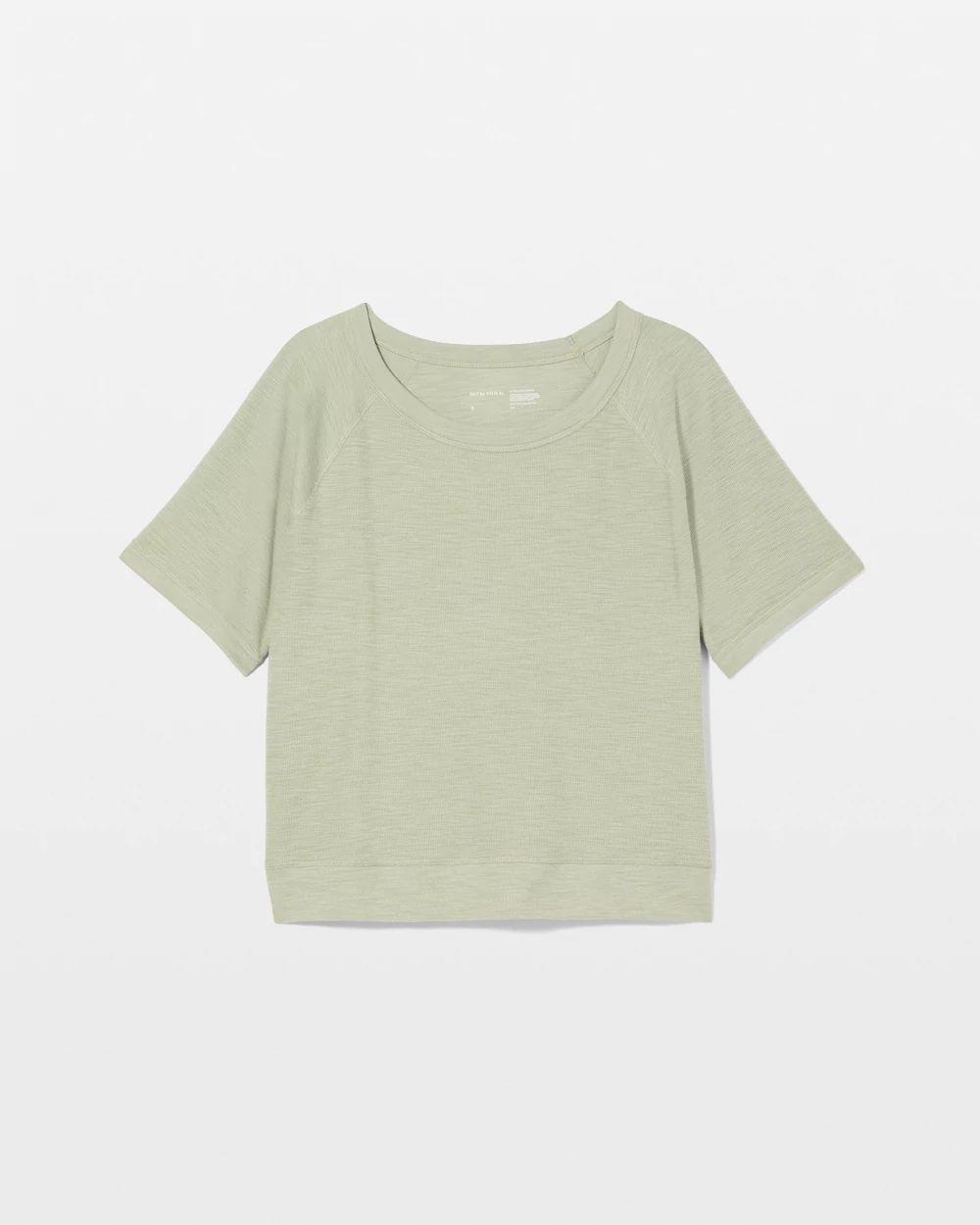 Slub French Terry Relaxed Dolman Sleeve Top