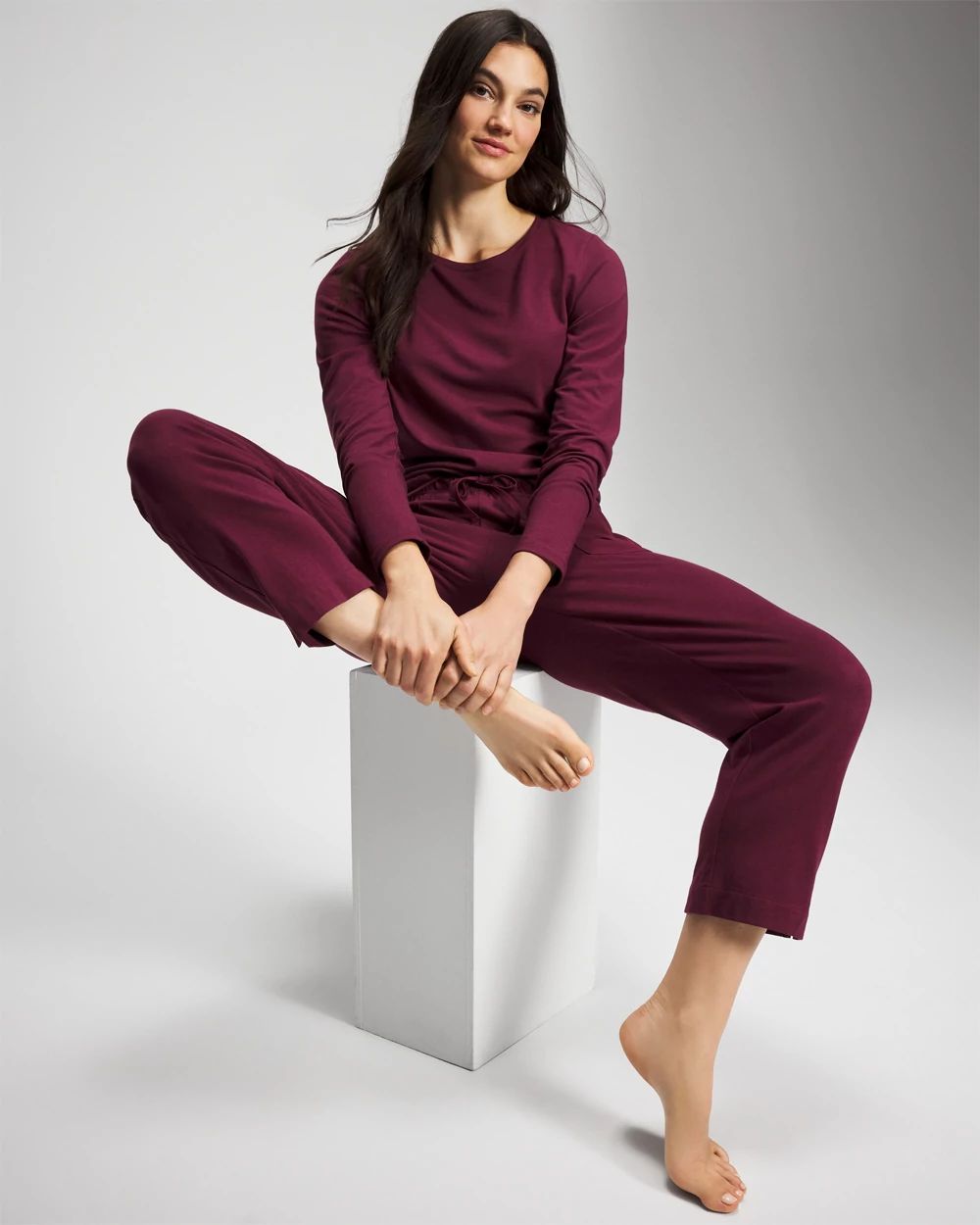 Most Loved Cotton Crop Pajama Pants