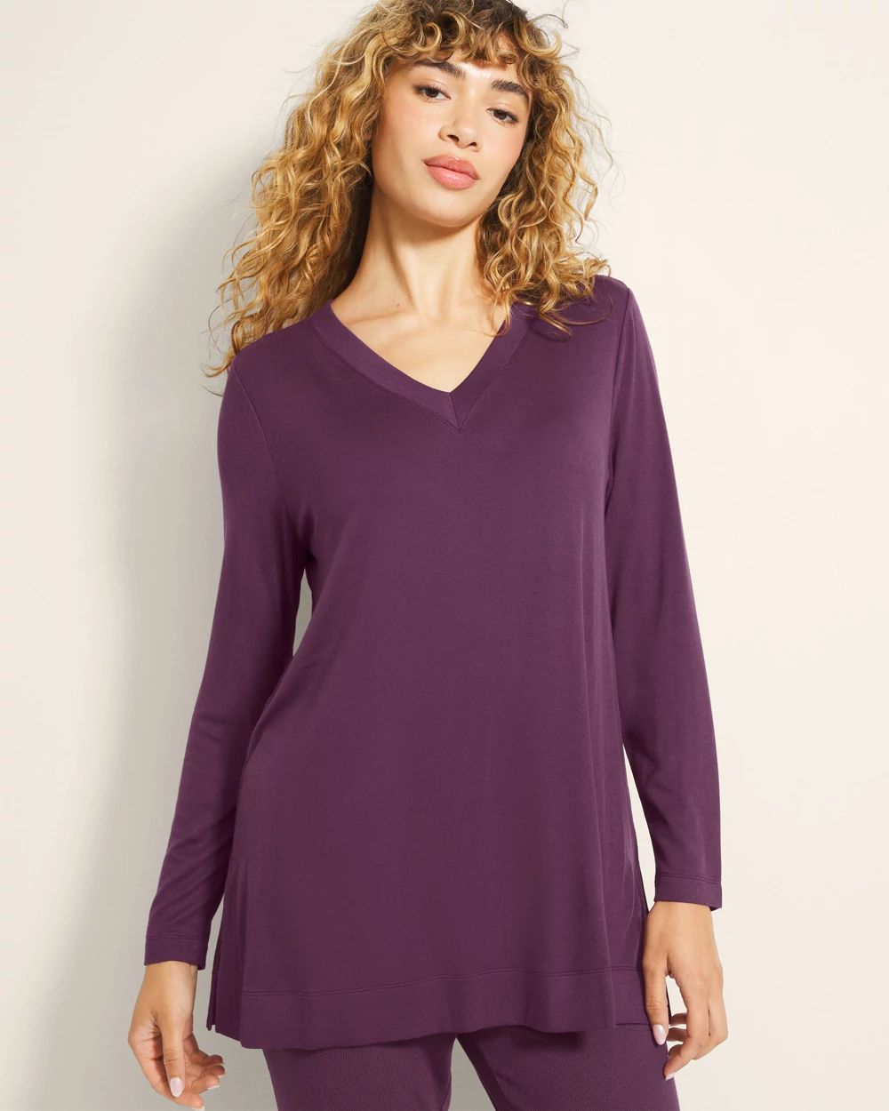 Cool Nights Long-Sleeve Pajama Tunic