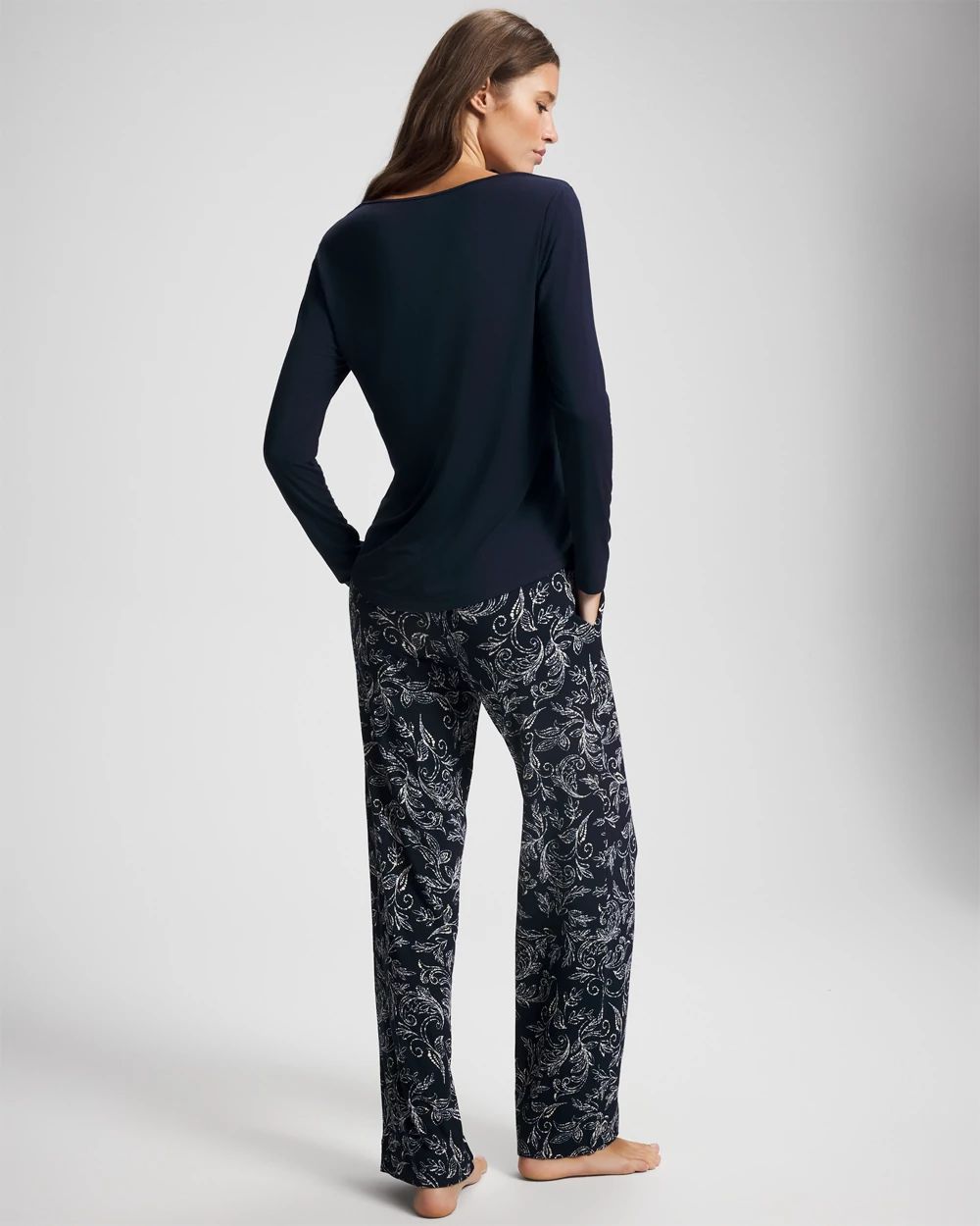 Cool Nights Packaged Long-Sleeve Pant Pajama Set