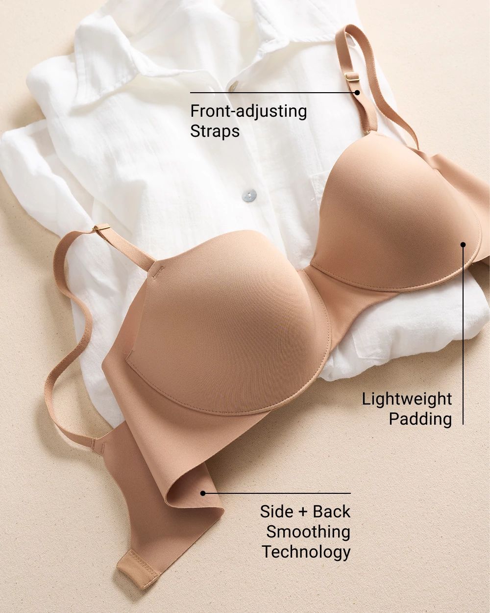 Lightly Lined Balconette Bra click to view larger image.