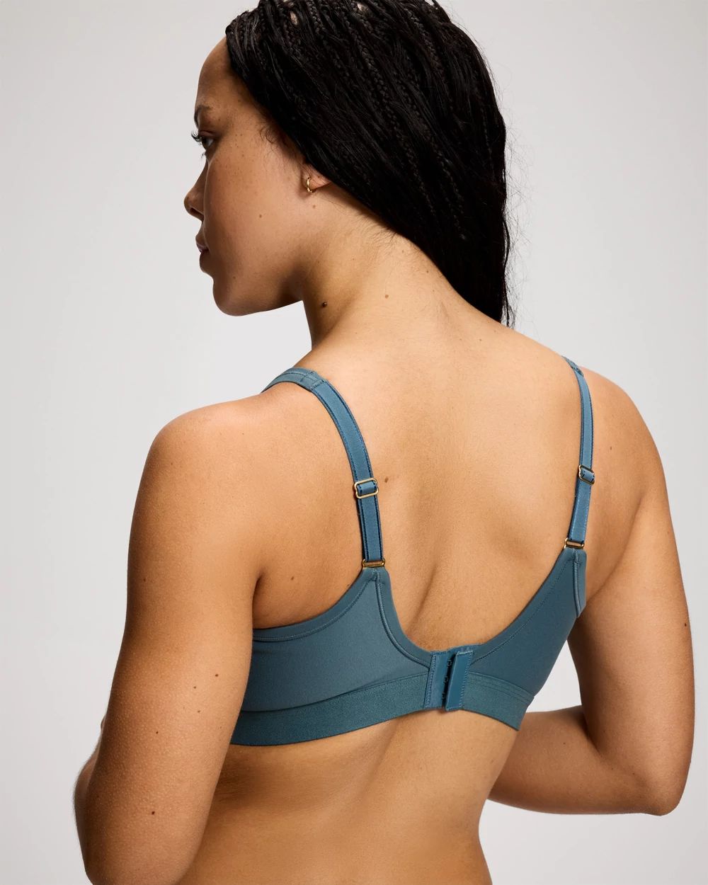 Wireless Unlined Full Coverage Bra click to view larger image.