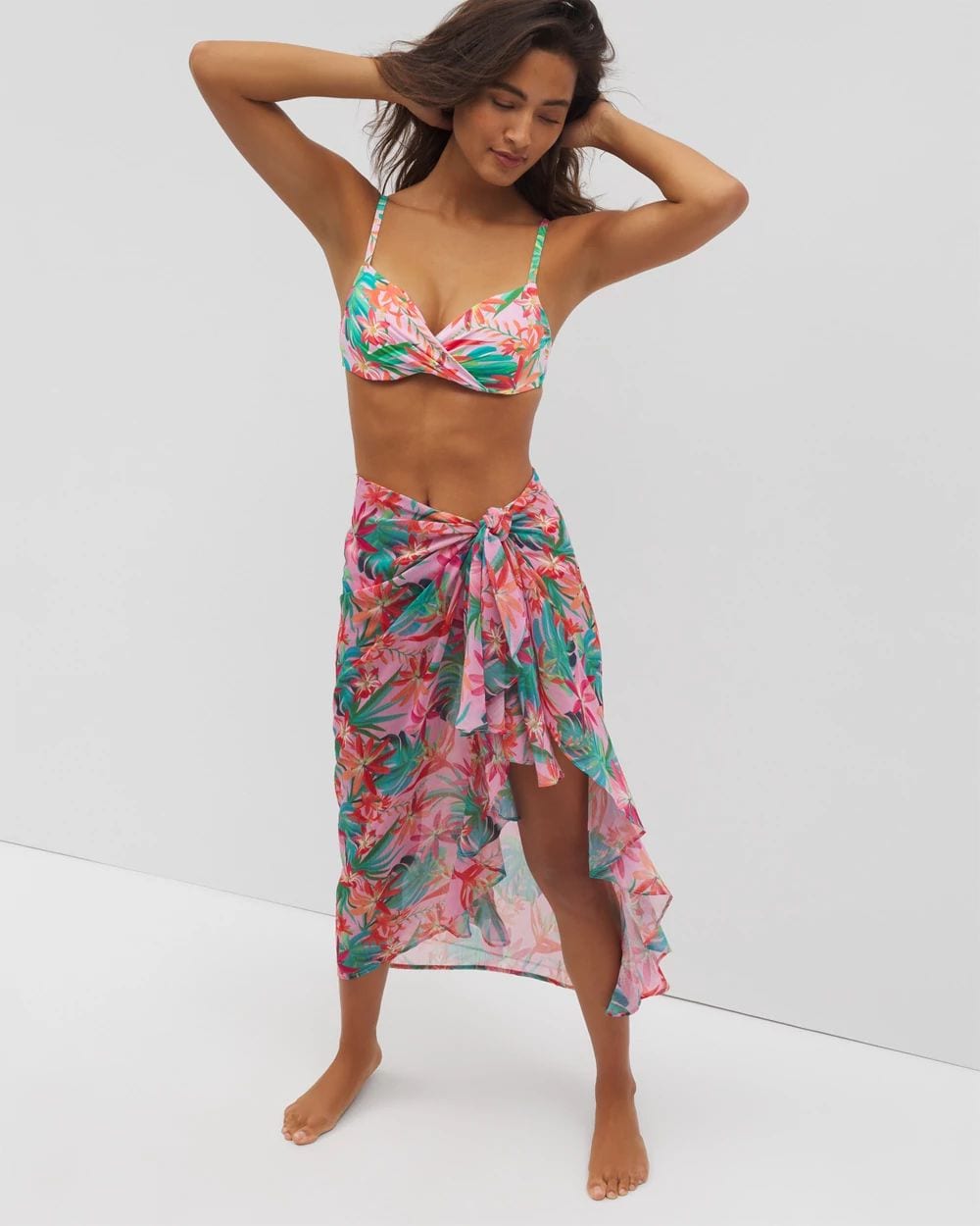 Bleu Rod Beattie Everything Under the Sun Ruffle Pareo
