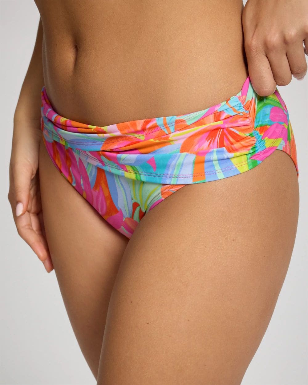 Bleu Rod Beattie Bellissimo Botanica Sarong Hipster Swim Bottom