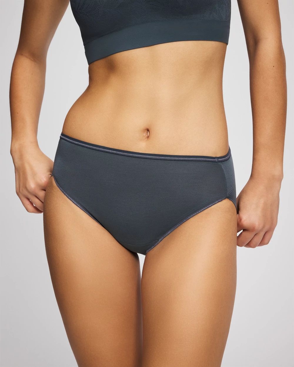 Vanishing Edge Cotton High Leg Panty