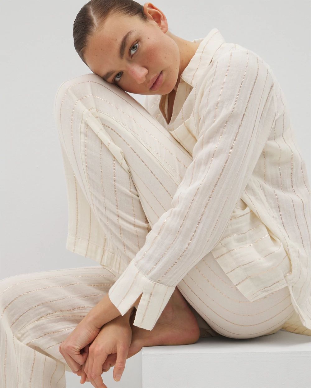 Cotton Gauze Pajama Pant