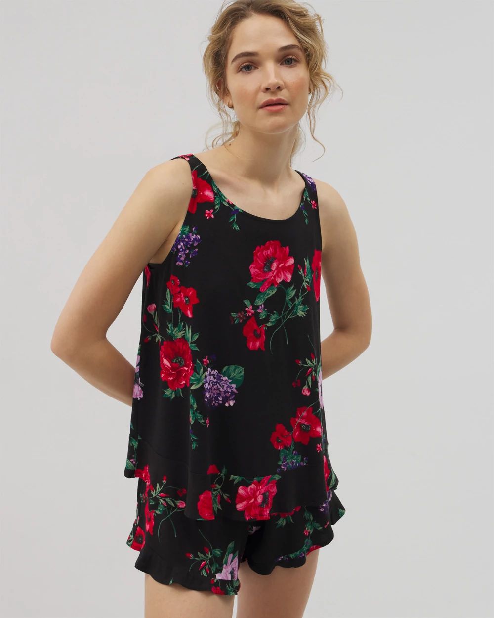 Ruffle Pajama Tank click to view larger image.