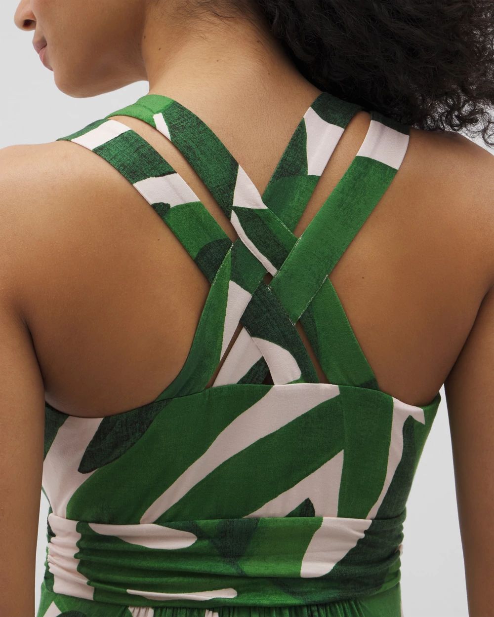 Soft Jersey Cross Back Strap Bra Dress