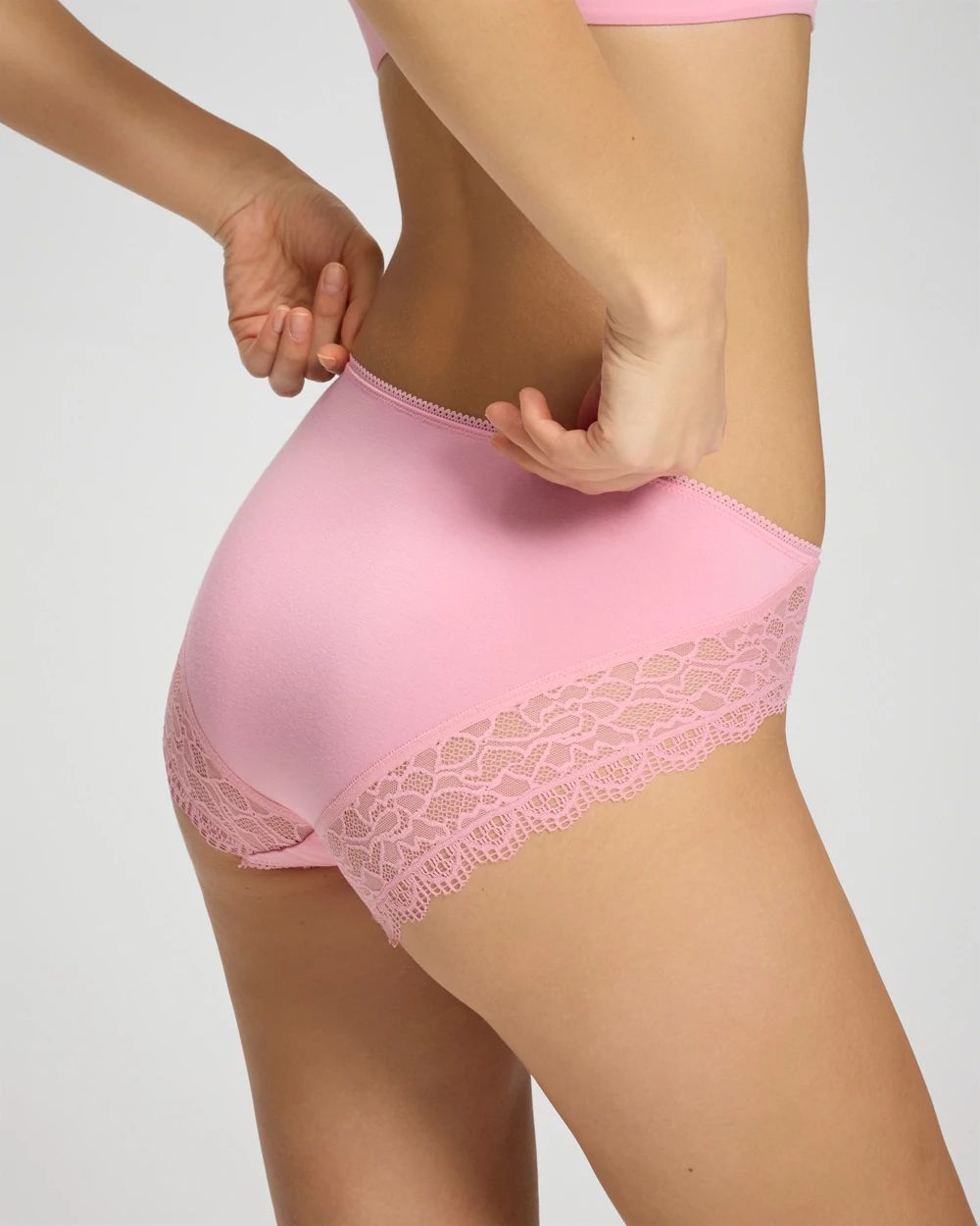 Embraceable High-Leg Panty with Enchanting Lace