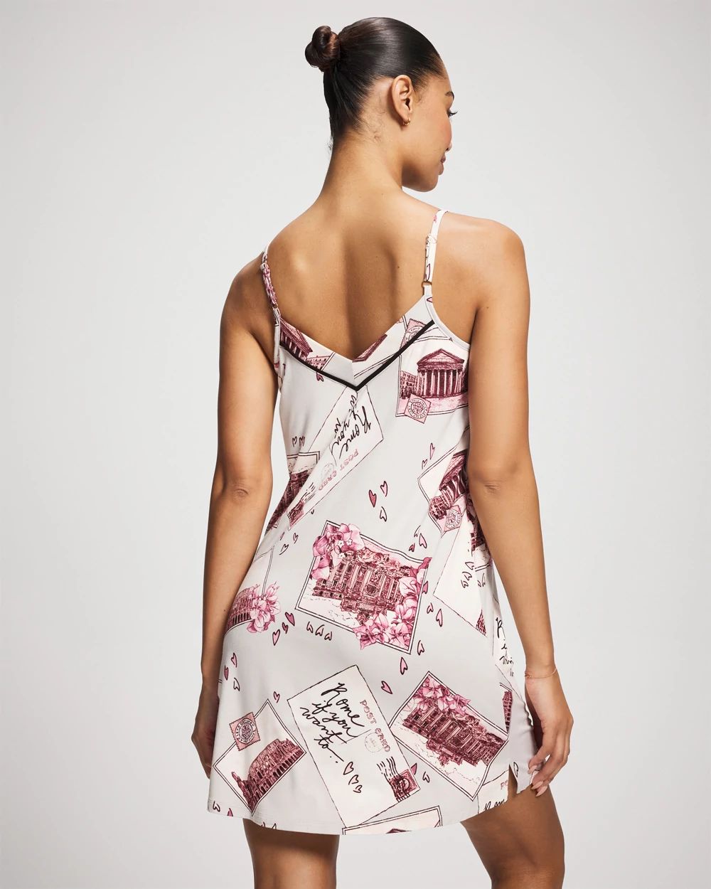 Cool Nights Chemise with Piping