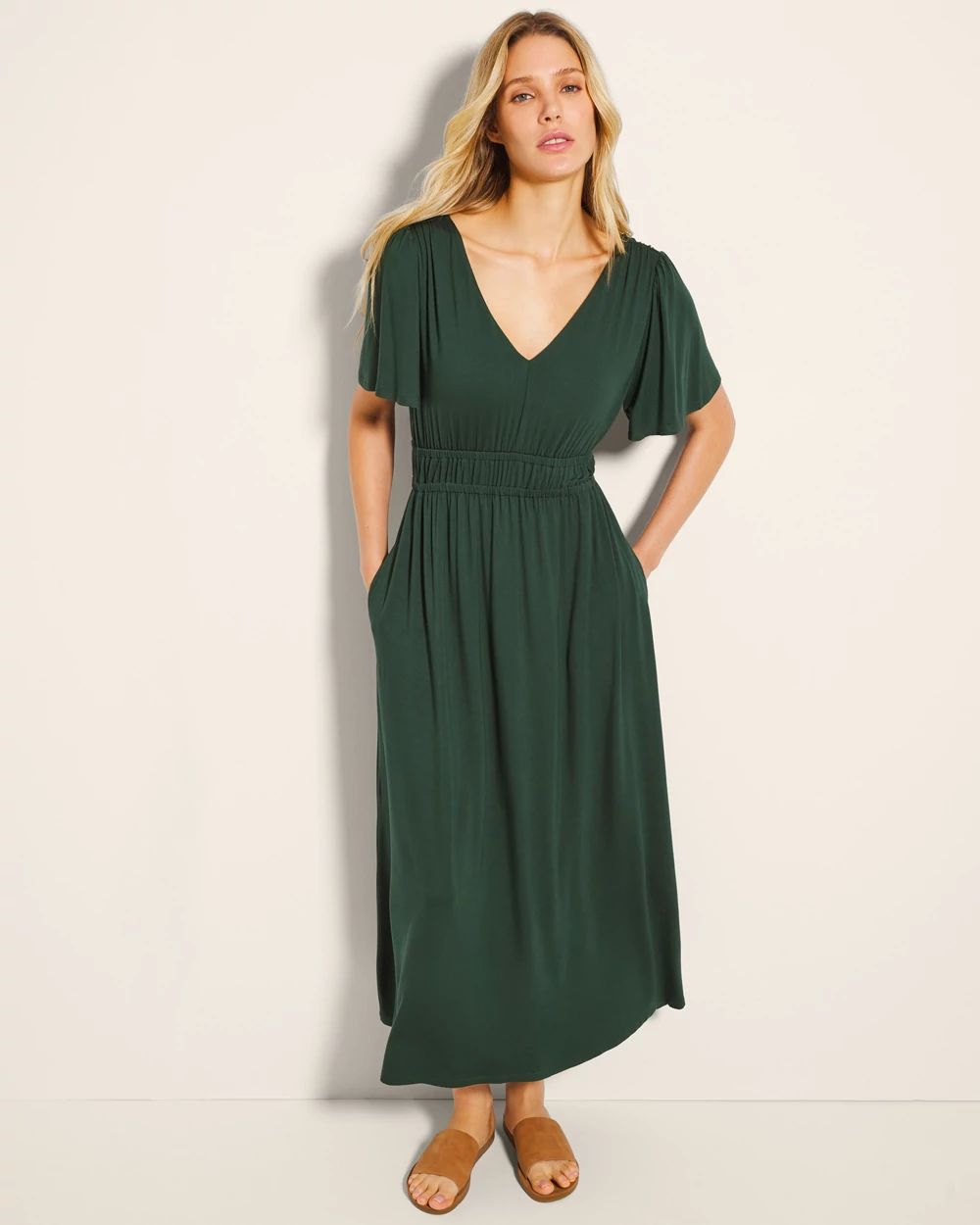 Soft Jersey Oasis Midi Bra Dress