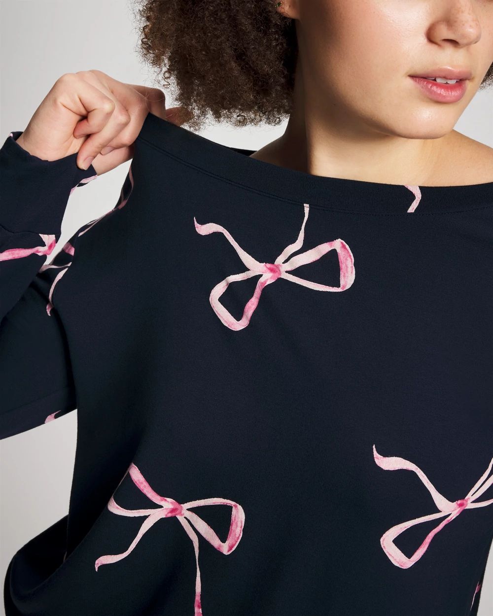 Long-Sleeve Pajama Top click to view larger image.