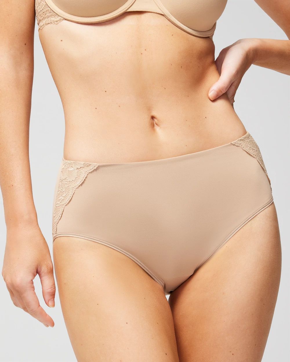 Vanishing Tummy Modern Brief Panty with Lace