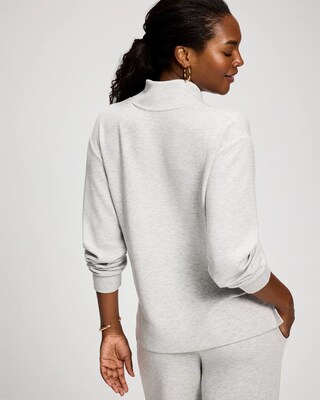 Modern Modal Relaxed V-Neck Top click to view larger image.