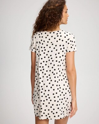 Short Sleeve Scoop Neck Sleepshirt click to view larger image.